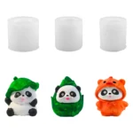 Create Unique Panda-Themed Candles and Crafts with Easy Silicone Molds