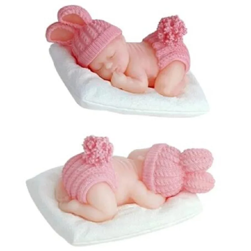 Create Adorable Keepsakes and Treats with the 3D Baby Candle Silicone Mold