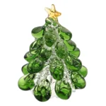 Elegant Glass Christmas Tree Centerpiece for Stunning Holiday Table Decor