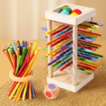 Enhance Kids’ Spatial Skills with This Engaging Two-Player Wooden Puzzle Toy