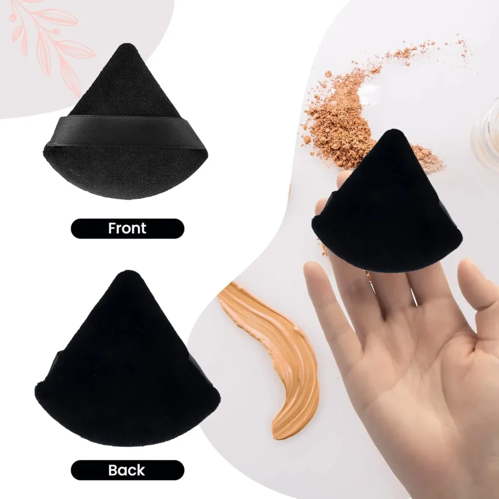 In-Depth Review & Buyer Guide: Dual-Use Makeup Puff for Festive Makeup – Triangular & Fan Design for Quick Base & Detail, Saves Foundation, Most Skin Types – Product Review