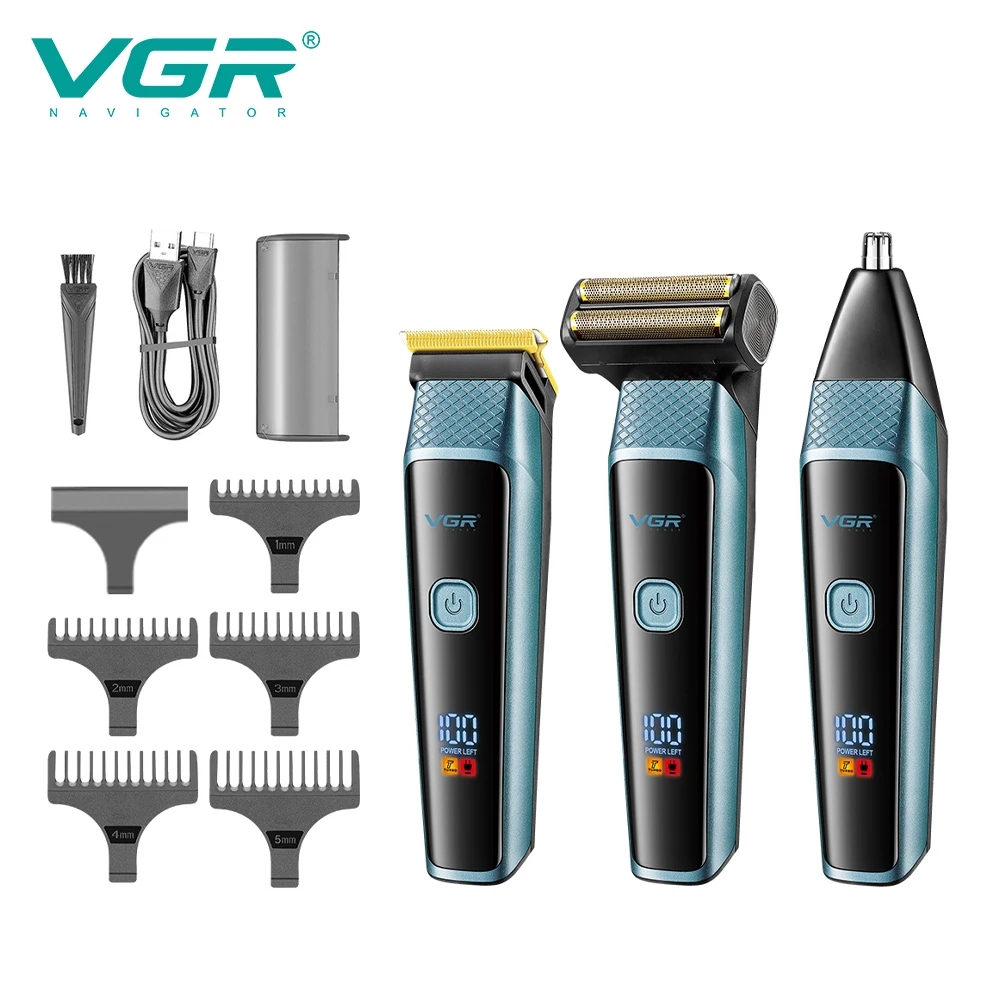 Effortless Grooming with the VGR 3-in-1 Hair Trimmer for Men